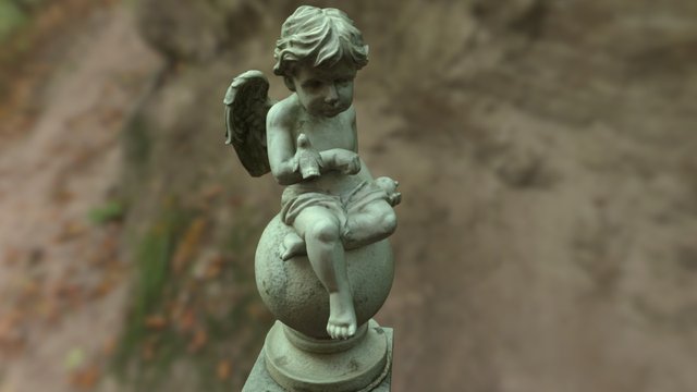 Angel Garden Ornament 3D Model