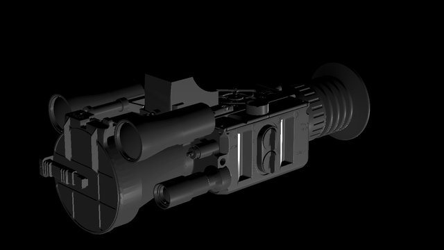 SOLVER® - Long Range Precision Thermal Sight 3D Model