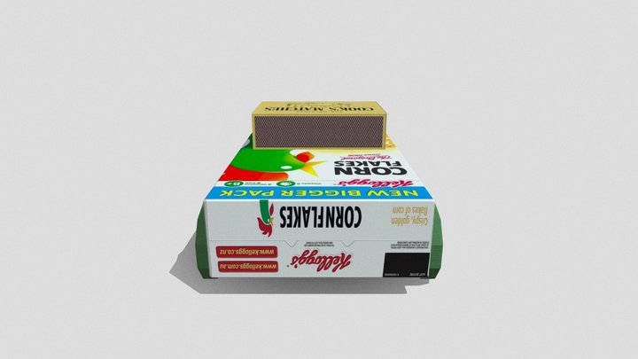 Recyled Kart Mock-Up 3D Model