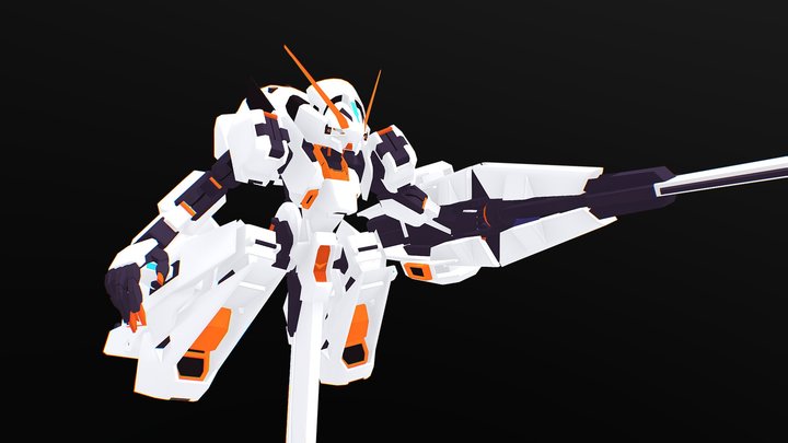 RX-124 Gundam TR-6 Woundwort 3D Model