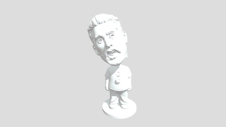 Bobblehead Charisma 3D Model