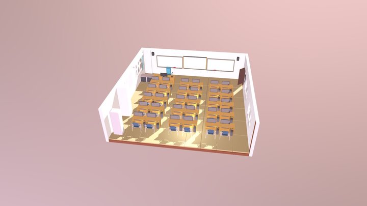 3D Classroom5 3D Model