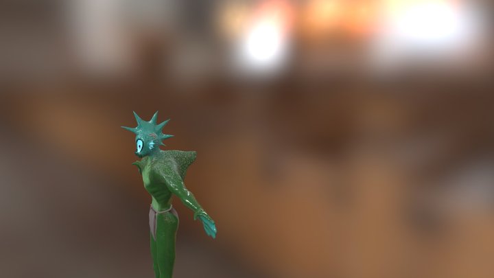 fishman 3D Model