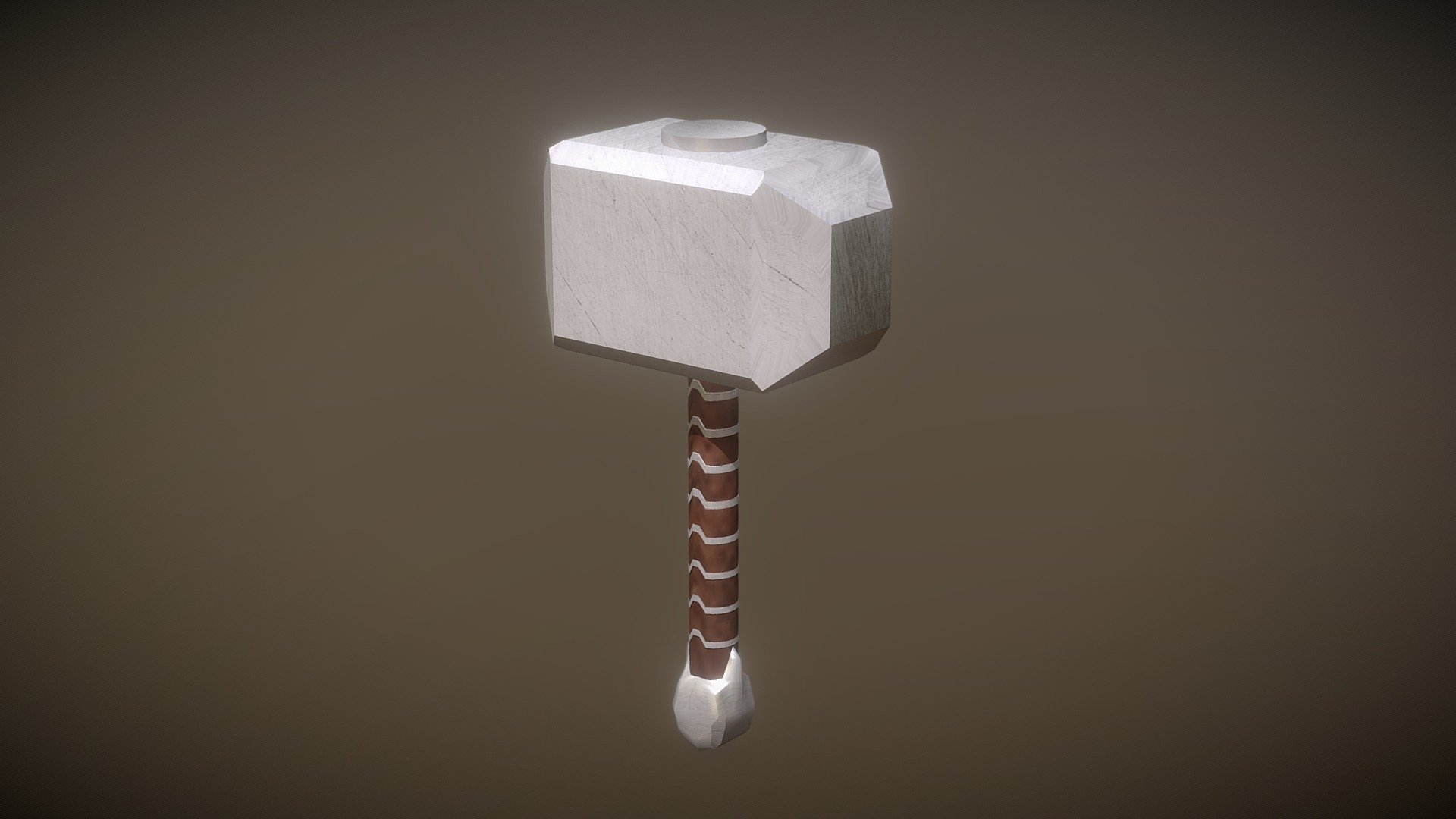 Mjolnir: Thor's Hammer - 3D model by eimisugie001 [3dd3592] - Sketchfab