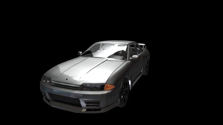 1993 Nissan Skyline GT-R (R32) – Modello 3D gratuito STL