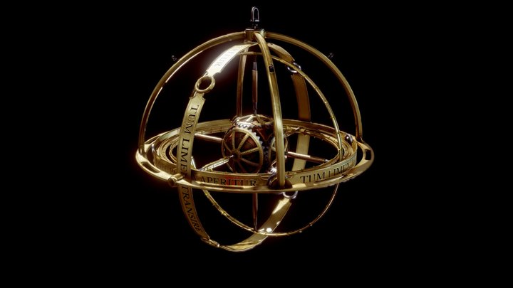 Armillary sphere 3D Model