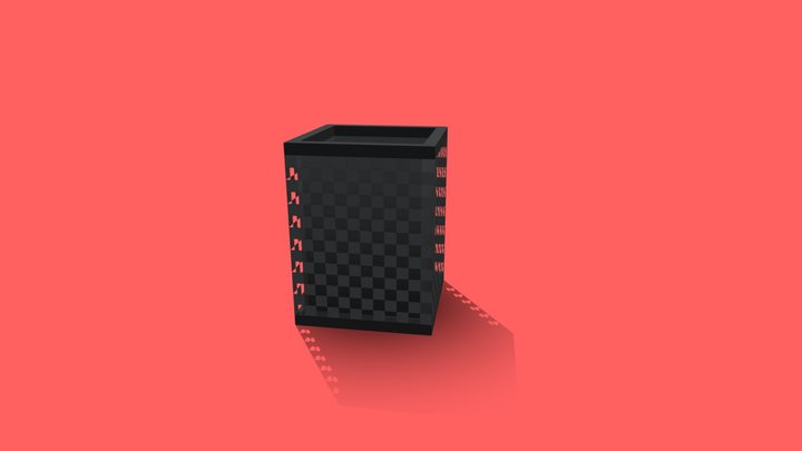 Minecraft Bin model 3D Model