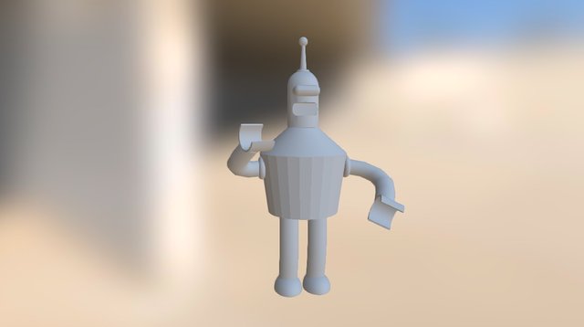 Futurama (Bender) 3D Model