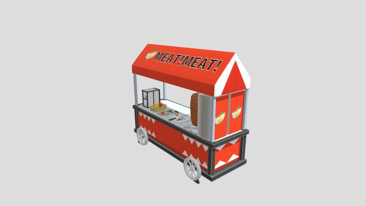 MeatStall 3D Model