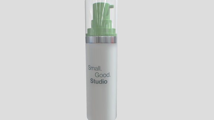 Cosmetic Bottle 3D Model