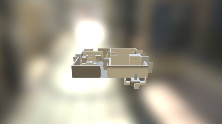 Layout Appartamento 3D Model