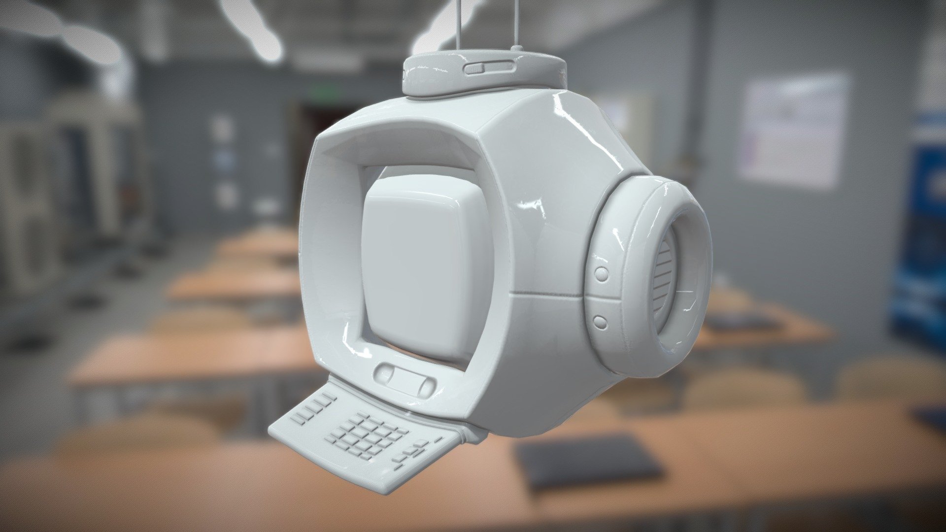 Space terminal - 3D model by 3DWorkbench [3dd6a77] - Sketchfab