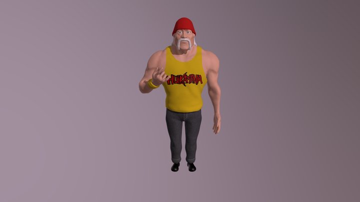 Hogan Posing WWE 8x10 – Hogan's Beach Shop