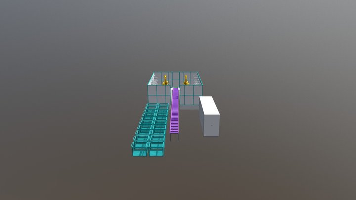 Robot Assembly and Logistics II 3D Model
