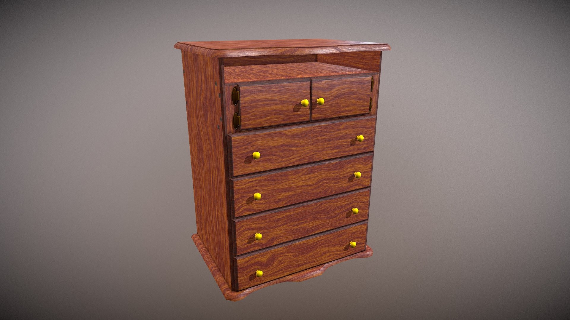 Drawer Wardrobe - Download Free 3D model by Skicher [3dd98cf] - Sketchfab