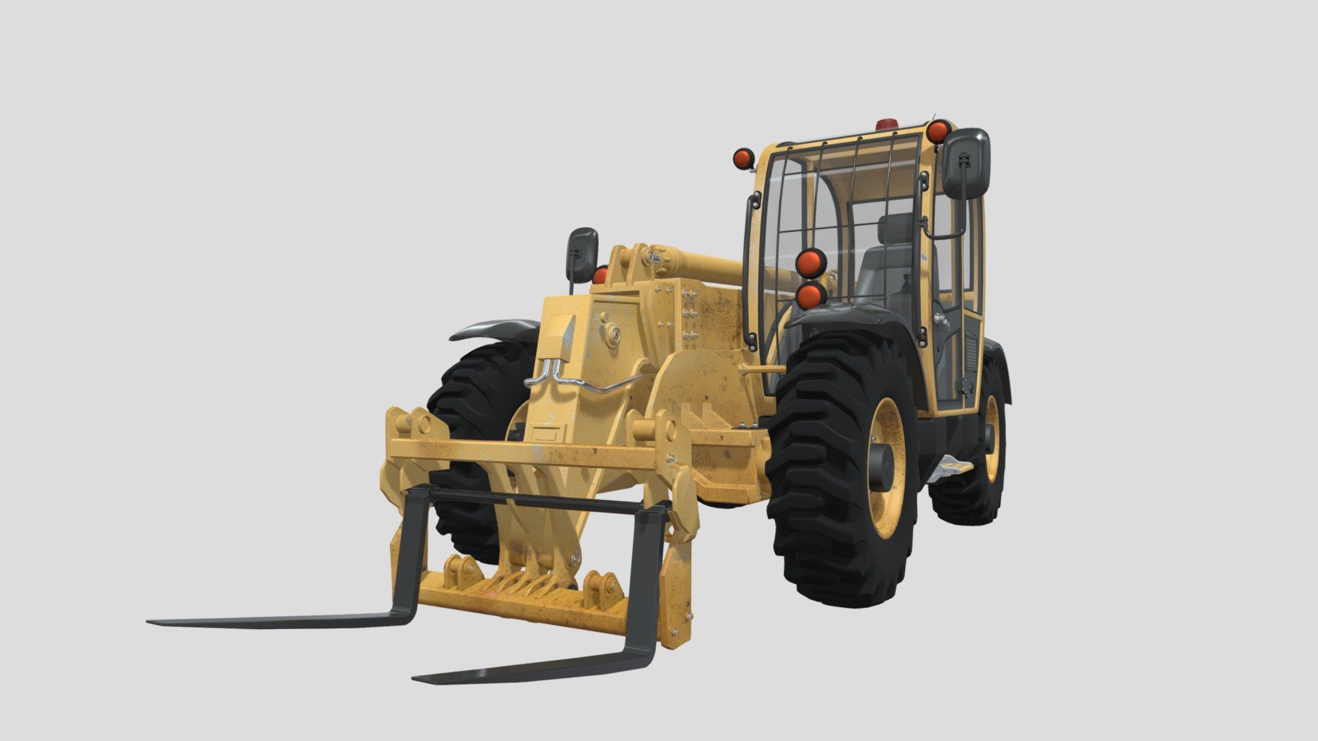 Telehandler - Buy Royalty Free 3D model by 7midaart [3dd9beb ...