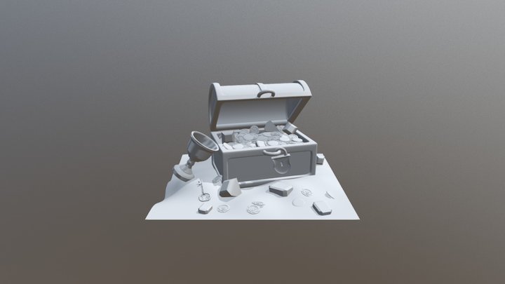 Chest UV Complete 3D Model