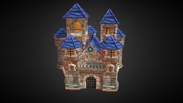 Warcraft Town Hall Level 3 Fan Art 3D Model