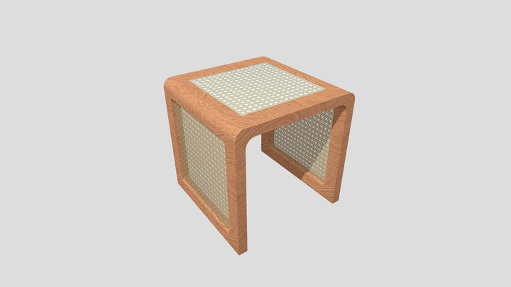 Heaps and Woods Zoe Bedside Table 3D Model