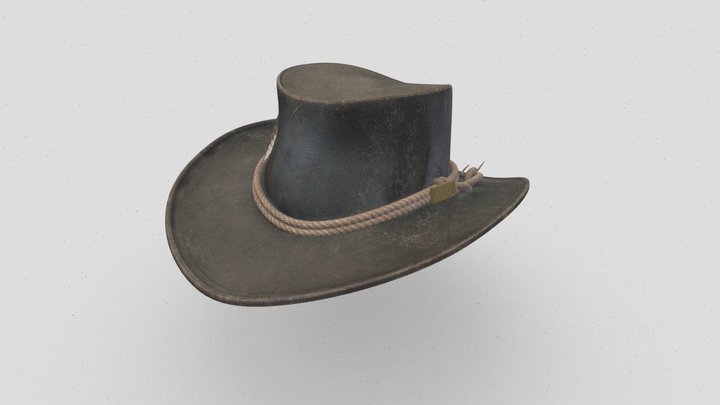 Cowboy hat / mat_design.76 3D Model