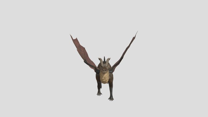 Leonard The Dragon 3D Model