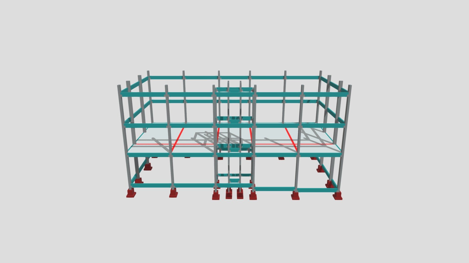 Modelagem Estrutural 3D - Salão De Dança