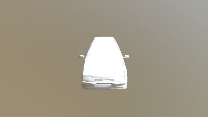 peugeot 405 project 3D Model