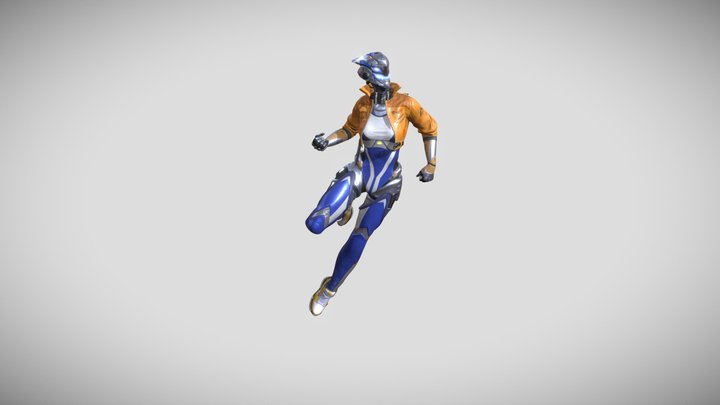 Robot Female 3D Model