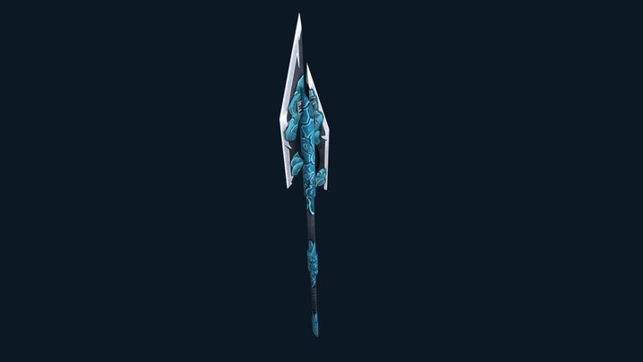 Hand painted: Spear 3D Model