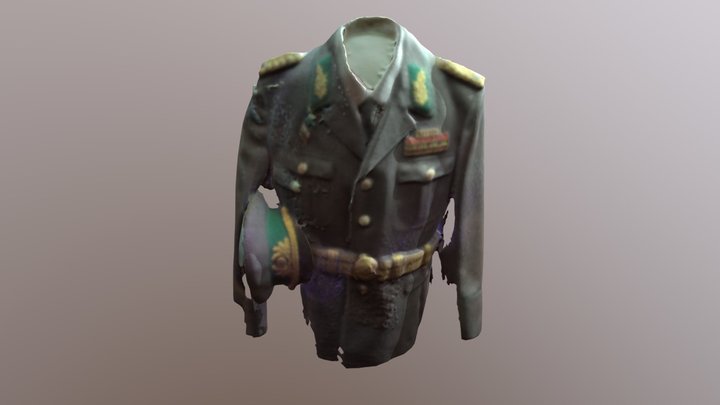 East German Officer Uniform – Modelo 3D gratuito STL