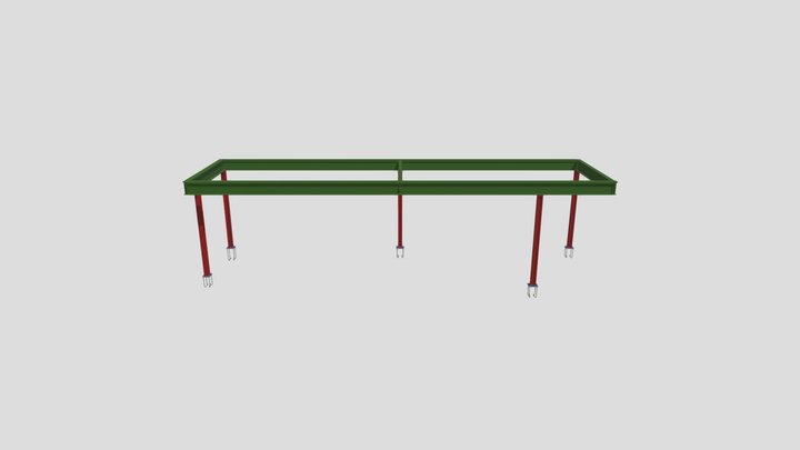 VIGAS LAJE AT 3D Model