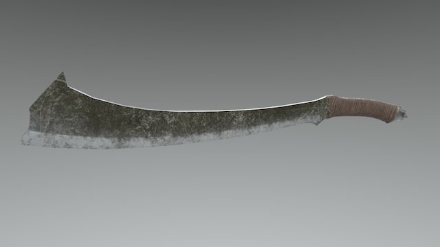 Orcish Sword 3D Model