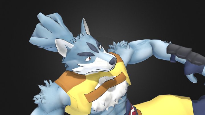 Tigerwolf 3D Model