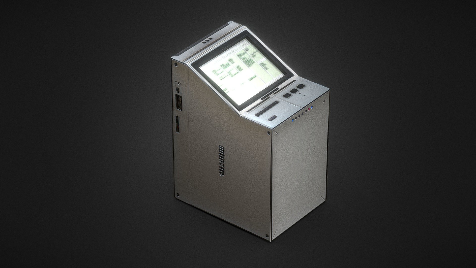 Generic Computer Terminal - Buy Royalty Free 3D model by Polygon ...