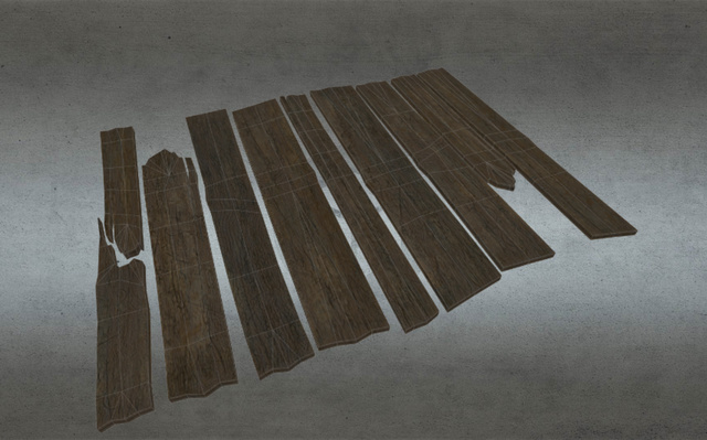 Wood Planks 3D Model