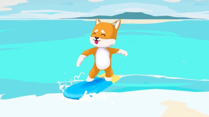 Toon Character 3D Model