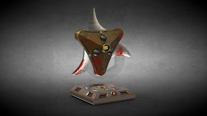 Gally's motörball shield - GUNNM 3D Model