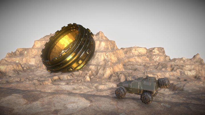 Weird Portal in the wild 3D Model