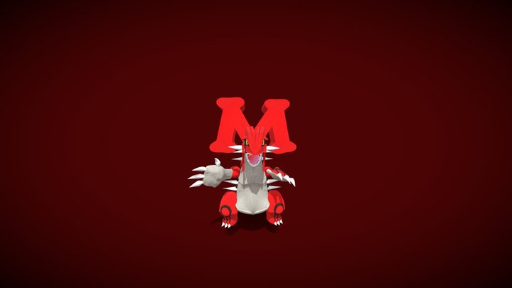 Groudon | pokémon T Magma 3D Model