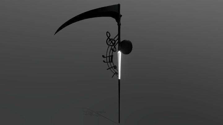 Lobotomy Corp - E.G.O. Weapon Da Capo 3D Model