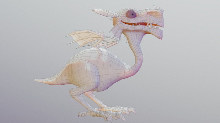 Discworld Swamp Dragon (WIP) 3D Model