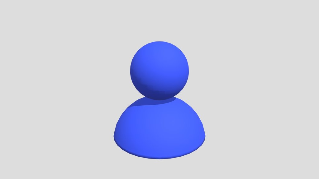 People icon / Людина иконка (Low poly)