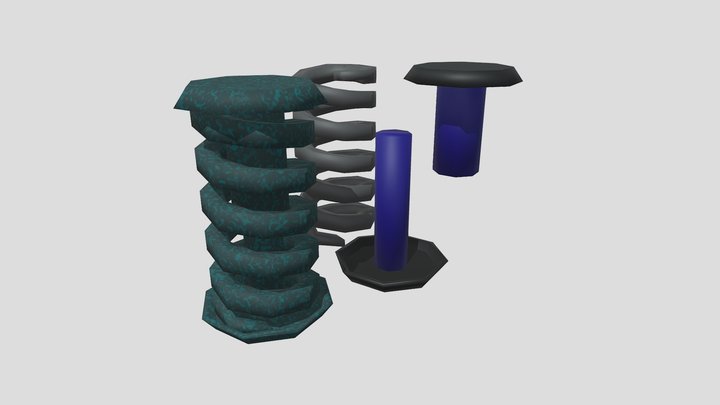 Пружин 3D Model