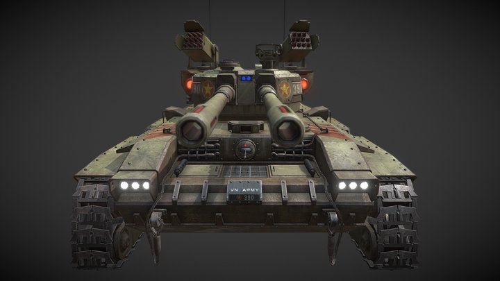 Tank 390 3D Model