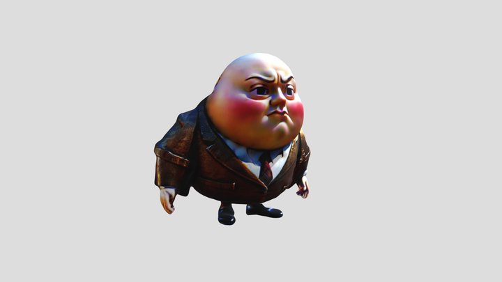 Little Hunchbacked Man 3D Model