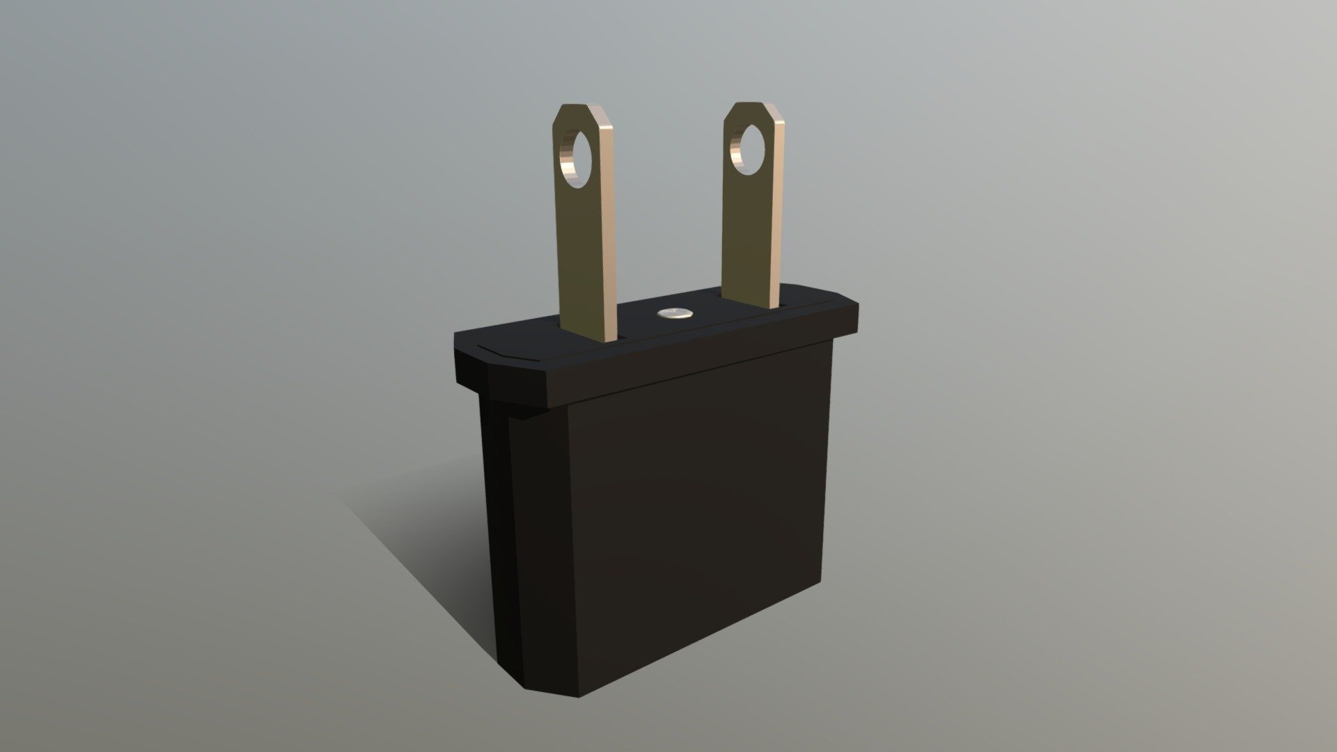 Adaptador de enchufe/Plug adapter — Sketchfab embed 3D viewer