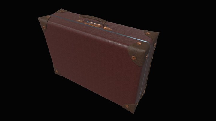 Vintage Suitcase 3D Model