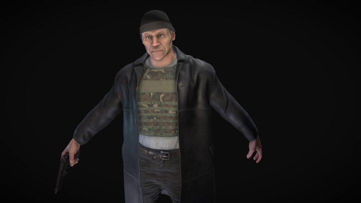 The leader of the gang 3D Model