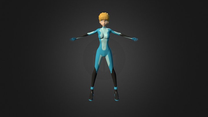 Samus Aran 3D Model