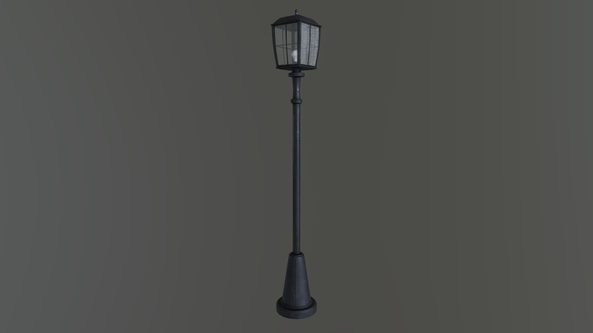 3D model Superfuntimes Lamp Post (Updated) - This is a 3D model of the Superfuntimes Lamp Post (Updated). The 3D model is about a lamp on a table.